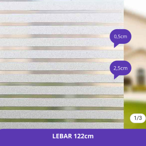 STIKER KACA JENDELA RUMAH KANTOR lebar 122cm premium bergliter panjang perMETER