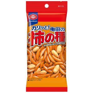 [日本进口] Kameda Spicy Wasabi/Crispy Rice Crackers with Peanuts 日本龟田制菓柿之种 芥末/酥脆米菓花生 JAPANESE SNACKS