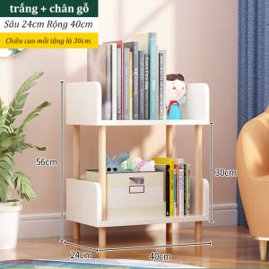 DAMIK Kệ để đồ kệ sách kệ gỗ decor đa năng 6 tầng giúp bạn cất gọn đồ đạc tiết kiệm không gian