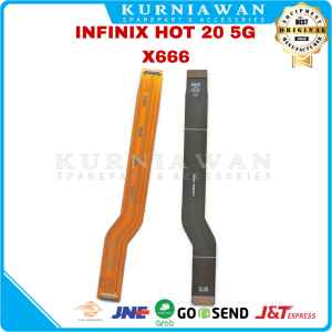 Flexible Ui Board Infinix Hot 20 5G X666 Fleksibel Penghubung Mesin Konektor Charger