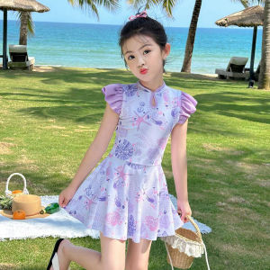 One set Baju Renang Anak Cewe/Baju Renang Motif Bunga Model Rok/ Baju Renang Anak Perempuan Kode GR8