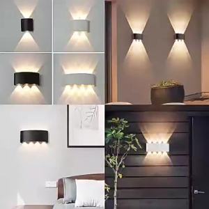 YFD  Ultra-Thin led Outdoor Wall Lamp Motion Sensor Light Indoor Living Room Bedroom Bedside Lamp Waterproof Courtyard   Lamps