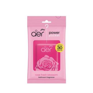 GODREJ AER POWER POCKET BATHROOM FRAGRANCE 10G LEMON/BERRY/JASMINE/SEA/LAVENDER/ROSE  SALE----