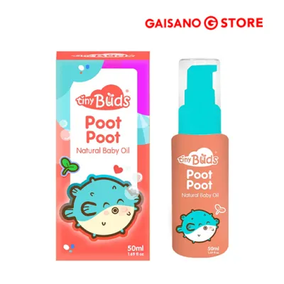 Tiny Buds Poot Poot Natural Baby Oil 50ML Formerly Calm Tummies Anti Colic Massage Oil