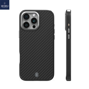 WIWU for iPhone 16 Pro Case Compatible with Magsafe Built with Kevlar Material Ultra Slim & Lightweight iPhone 16 Pro Max Minimalist Case