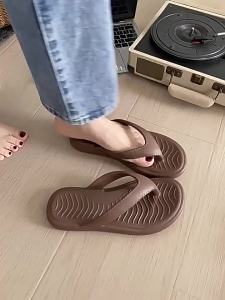 [Free Shipping] Fashionable Sandals For Home And Outdoor Wear Non-Slip Odor-Resistant Suitable For Travel Vacation Beach Casual Flip-Flops For Women