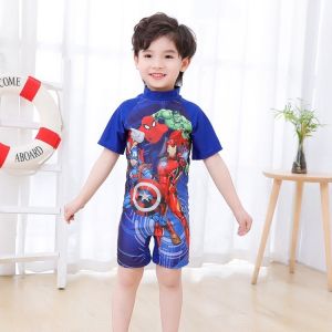 BAJU RENANG ANAK COWOK MODEL TERUSAN PENDEK TEBAL BANYAK MOTIF SWIM SUIT