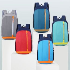 CUTE CLIP Waterproof Outdoor Sports Backpack Large Capacity Zipper Lightweight Nylon Bag Simple Oxford Cloth Climb Bag Women