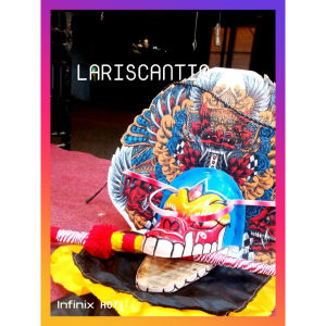 { BUY 1 GET 1 } Mainan Barong Kayu Jamang Sponss Sablon Barongan Jumbo Devil Bantengan Kuda Lumping
