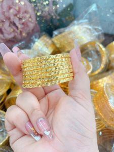 Vòng ximen cánh quạt khóa bấm lưỡi gà chuẩn 18.k cao cấp K530