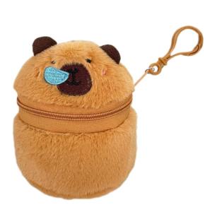 Túi lưu trữ Tai nghe đáng yêu capybara Pouch Ví thú bông Mặt dây chuyền headphone trường hợp động vật hoạt hình túi lưu trữ