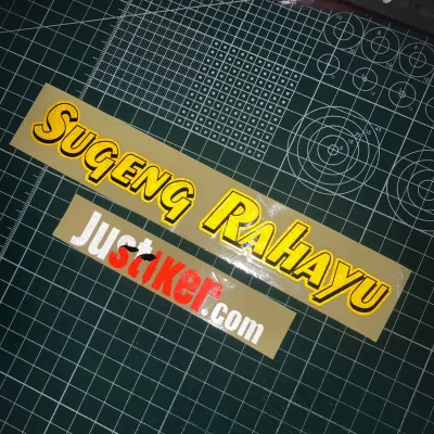 Sticker Sugeng Rahayu Bismania Sugeng Rahayu Logo