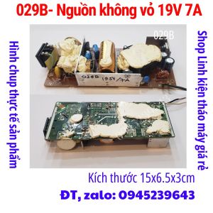 029 - Mạch nguồn không vỏ 19v 7A 24v 2.5A Kích thước 7.5x4.5x2.5cm nguồn laptop