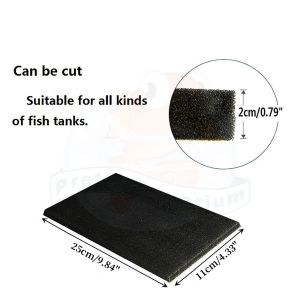 Aquarium Sponge Filter Practical Black Biochemical Foam Sponge Filter Filter Media For Fish Tank