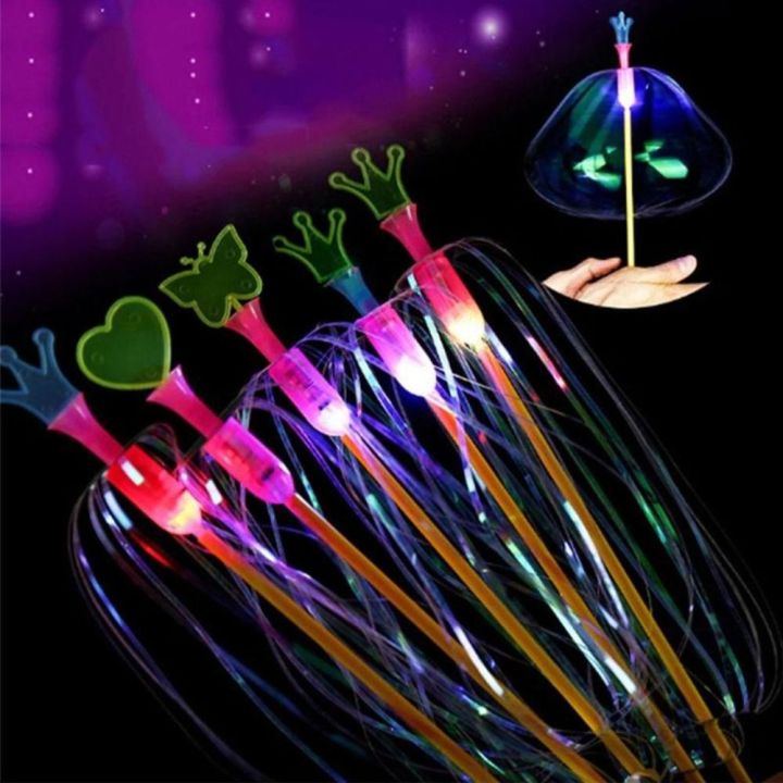 GHKD Party Supplies Holiday Favors Cheering Stick Light-Up Wand Fairy ...