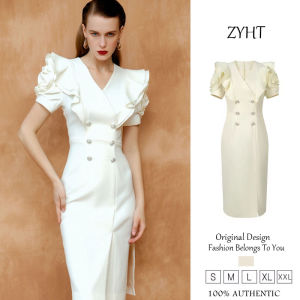 Zyht phụ nữ ăn mặc Đầm công sở váy hàn quốc kỳ nghỉ dresse ĐầM Dạ HộI tham dự sự kiện dresse trang phục sang trọng Đầm thời trang Đầm đi tiệc Wedding dresse 50941