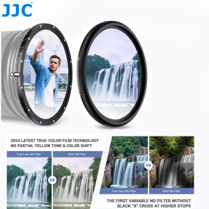 JJC True Color ND Filter Variable ND2-1000 (1-10 stops)No Color ShiftNo X CrossNo Vignetting 28 Multi-Coated Ajustable Neutral Density Lens Filter ND4 ND8 ND16 ND32 ND64 ND1000 VND 0.3-3.0 49mm 52mm 55mm 58mm 62mm 67mm 72mm 77mm 82mm