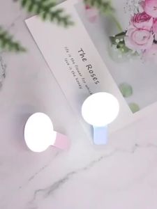 Ring Selfie Light Fill Light Rechargeable Cute LED Live Take Photo Flash Lights For Camera Phone