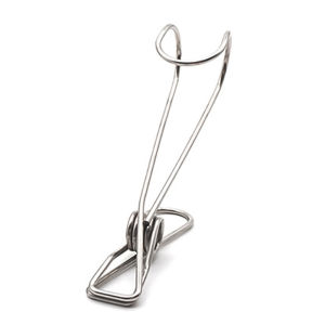 【Free Shipping】Stainless Steel Clothes Hangers Clip with Hook Socks Drying Clip Document Storage with Hook clip
