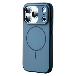 For Magsafe Military Shockproof Skin-friendly Phone Case For iPhone  17 Pro Max 16 15 14 13 Pro Max 17 Air Anti-fall Soft Frame Hard Cover Luxury  Protective Casing