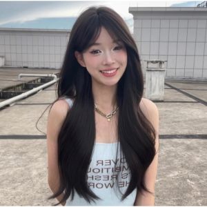 AEGYOSHOPPE - TS101X full wig korea rambut palsu satu kepala 70 cm Wig Rambut Palsu Wig Wanita Korea Style Aesthetic Premium Fiber COD