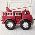 Big Red Fire Engine Truck with Ladder for Toddlers Push and Go Toy Car for Kids Durable Plastic Material Plastic Vehicle Truck for Kids Boys Girls Imaginary Play Birthday Gift. 