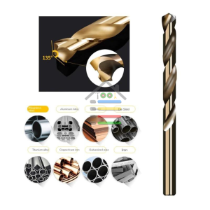 MATA BOR HSS COBALT M35 UNTUK BOR BESI PLAT BAJA TEBAL STAINLESS 1 - 13MM