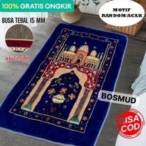 Sejadah Busa Quilting Premium Bahan Tebal Lembut Empuk Motif Turkey Ukuran Besar