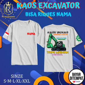KAOS EXCAVATOR KAMI BUKAN ORANG KAYA TAPI MAINAN KAMI MAHAL BISA RIQUES NAMA | KAOS EXCAVATOR | KAOS OPERATOR MUDA | KAOS ALAT BERAT | KAOS COLBEKO | KAOS DRIVER MUDA | KAOS EXCAVATOR CATERPILLAR 320D | COD BAYAR DI TEMPAT RAJA CUSTOM