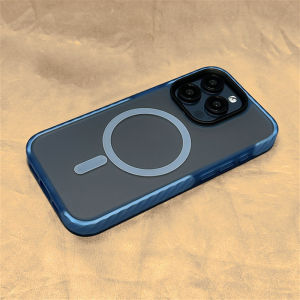 Non-slip Bumper Frosted MagSafe Phone Case For iPhone 17 Air 14 15 16 Plus 15 12 13 14 16 17 Pro Max 11 Wireless Charging Matte Hard PC Shockproof Cover