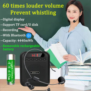 【Wireless】Bluetooth Lapel microphone for teaching Microphone teacher Wireless microphone original Lapel wireless microphone Digital display with FM