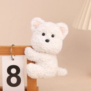 11CM Kawaii Plush Doll Clip Dog Monkey Cat Panda Elephant Plush Penguin Bear Toy Pig Sheep Soft Pinch Hair Gift