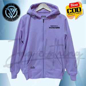 Sweater Hoodie Zipper Pria Wanita Distro Terbaru 2023 Jaket Resleting Warna Navy Sablon HOMEMADE Putih Hudie Bertudung Simple Aesthetic Keren Gaya Korean style Switer Ziper Tebal Bahan Katun Flece Adem Termurah Bisa COD