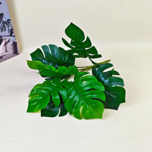 Tanaman Daun Keladi Hias Aglonema Bunga Tangkai Dekorasi Pot Ornamen Artificial Pajangan PBP216