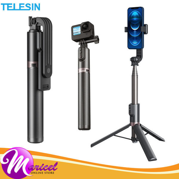 Telesin GoPro Hero 12, 11, 10, 9, Smartphone Extendable