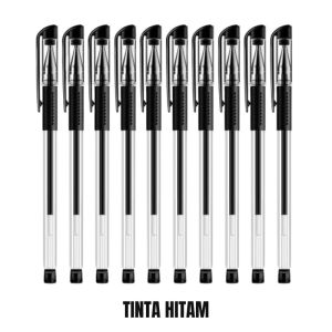 Pulpen Gel 0.5mm Alat Tulis Kantor / Bolpen Pena Pen Gel Perlengkapan Sekolah Tinta Hitam