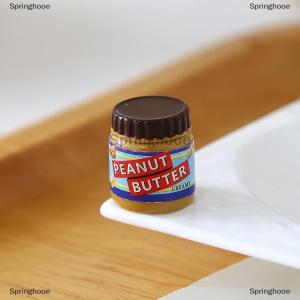 [COD] Springhooe 6pcs Miniature Dollhouse Simulation Of Peanut Butter Model Decor Toy For Doll Accessories Toy Model Home Decoration