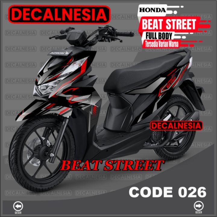 Decal Beat Street New 2021 2022 2023 Full Body 2020 Sticker Motor