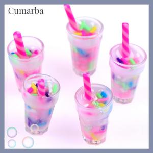 [Cumarba] 5ชิ้นบ้านตุ๊กตา1:12ขนาดเล็กขวดเครื่องดื่มครีมตุ๊กตาโมเดลอาหารครัว