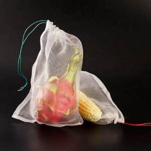 50Pcs Fruit Grape Protection Bag Grow Mesh Bag Pest Control Anti-Bird Vegetable Fruits Net Bag