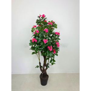 Cây hồng trà giả - cao 160cm - Cây giả hoa lụa Decor trang trí nhà cửa