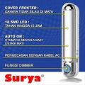 Bayar di Tempat Surya Rechargeable Emergency Lamp SQL 18L Frosted 18 SMD LED Super Terang Tahan 12 Jam Lama Pencahayaan Lampu Darurat Lampu Meja Belajar Isi Ulang AC DC Tombol Dimmer 1600 mAh Laz COD Sasa Mall. 