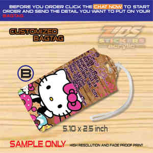 bag tag acrylic personalized suitable for travel business trip name address tag suitcase holder acrylic reserve seating tag acrylic Key chain.