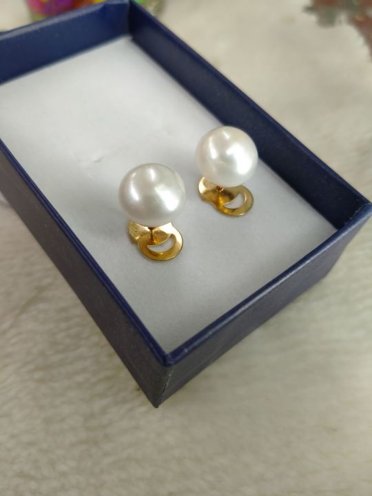 8mm siopao pearl stud earrings | Lazada PH