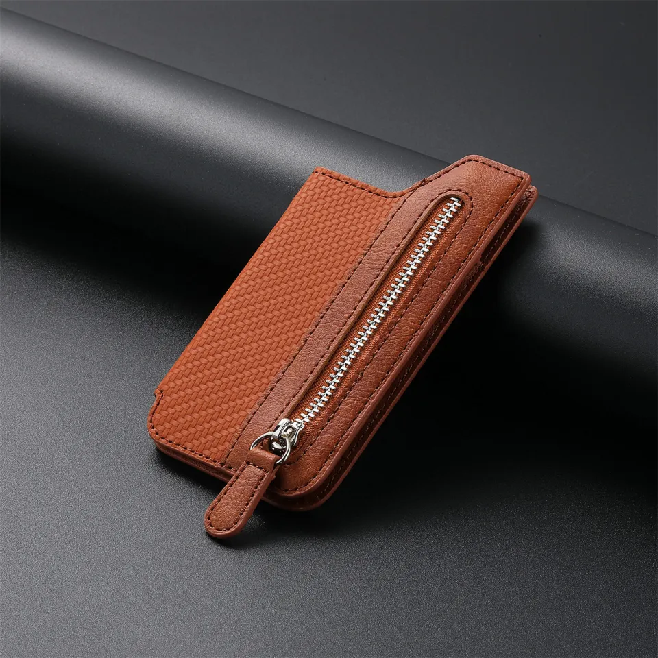 Phone Card Holder, Leather Phone Wallet Stick On, Card Holder for