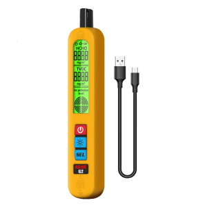 Air Quality Sensors With Digital Display Formaldehyde HCHO TVOC Monitoring Rechargeable Portable For Indoor Use
