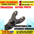 Adjustable Pin Spanner Wrench. 