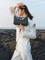 BLOOMORA Tas Selempang Wanita Jean Bag Woman Curved Sling Bag BM068009. 