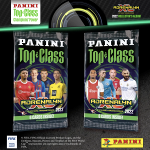 Panini TOP CLASS Adrenalyn XL Official Trading Cards 2022 - Box of 24 Packets
