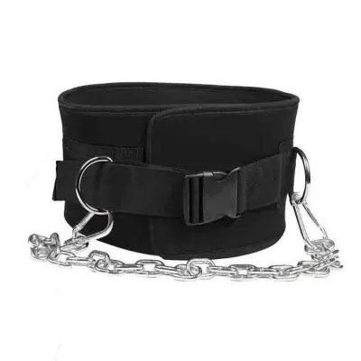 Đai Đeo Tạ Dip Belt Tập Gym Thể Thao Có Xích Móc Tạ Tập Xà Đơn Xà Kép Squat